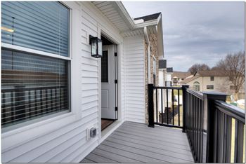 Private balcony in northridgeville